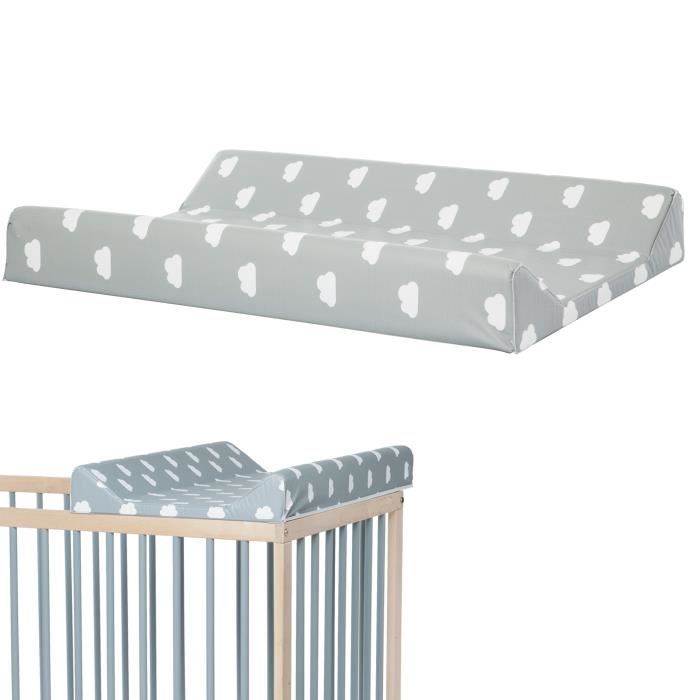 PLAN A LANGER POUR LIT BEBE(120x60)-Nuage Gris - Cdiscount Puériculture &  Eveil bébé