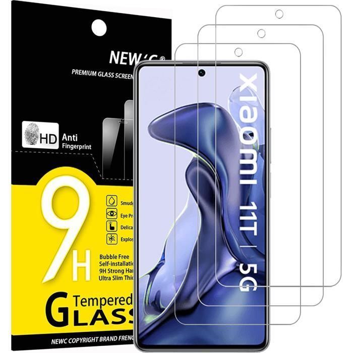 Vetro Temperato 9H Durezza Vetro Temperato Per Xiaomi 11T/11T Pro - 3 3 Pezzi, 9H Durezza, Anti Graffi Oscura Schermo - Foto 3