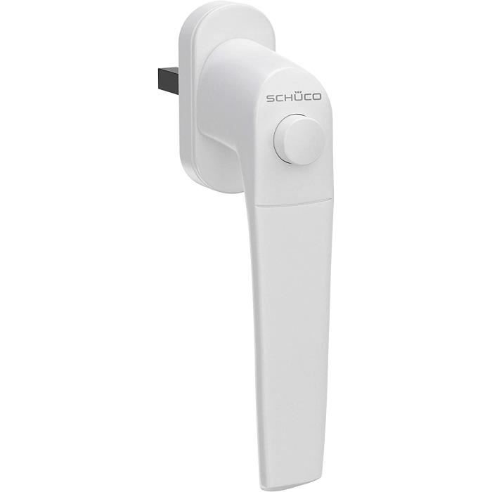 Poignée de fenêtre Design avec Bouton Pression - Blanc - Corona CT 70 ...