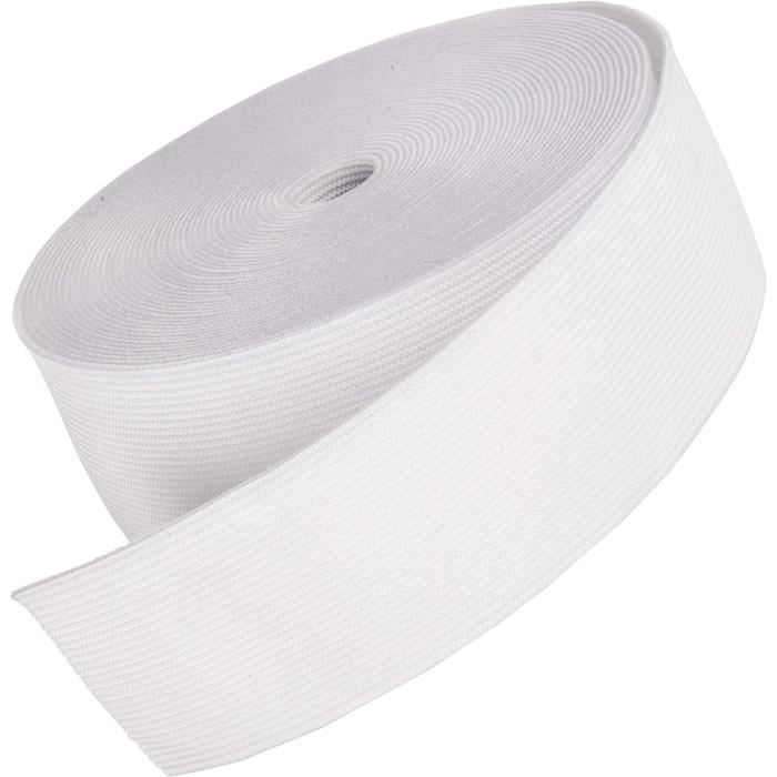 Nastro Elastico Elastico Nero 25mt X 25mm - Per Abbigliamento E Fai Da Te Nastro Elastico 25mm Nero - 3