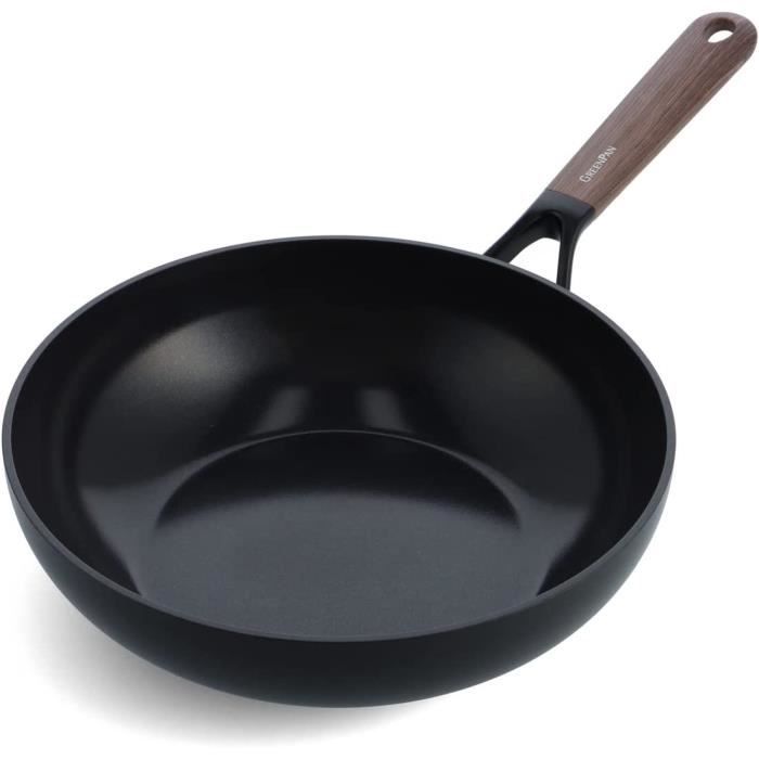 Poêle à frire 20 cm céramique | sans couvercle - noir | sans couvercle