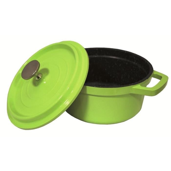 Cocotte ronde 28 cm Vert Laurier - 21001281902461 - LE CREUSET