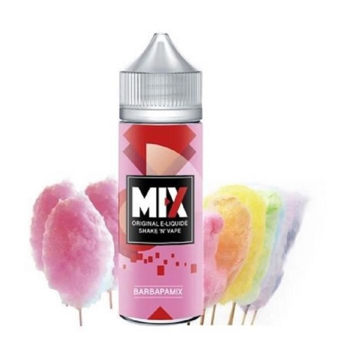 ELIQUIDE DIY 50ML SANS NICOTINE (EN 0MG) - MARQUE MIX - AROME BARBE A PAPA  - Cdiscount Au quotidien