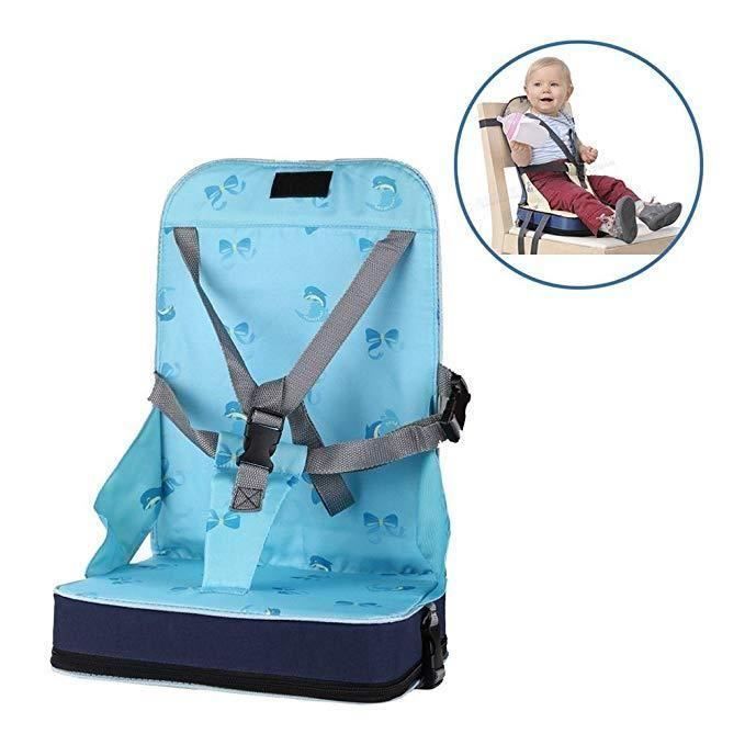 Portable Pliable Rehausseur Siege De Table Bebe Enfant Repas Harnais Securite Chaise Voyage Bleu Bleu Achat Vente Rehausseur Siege Cdiscount