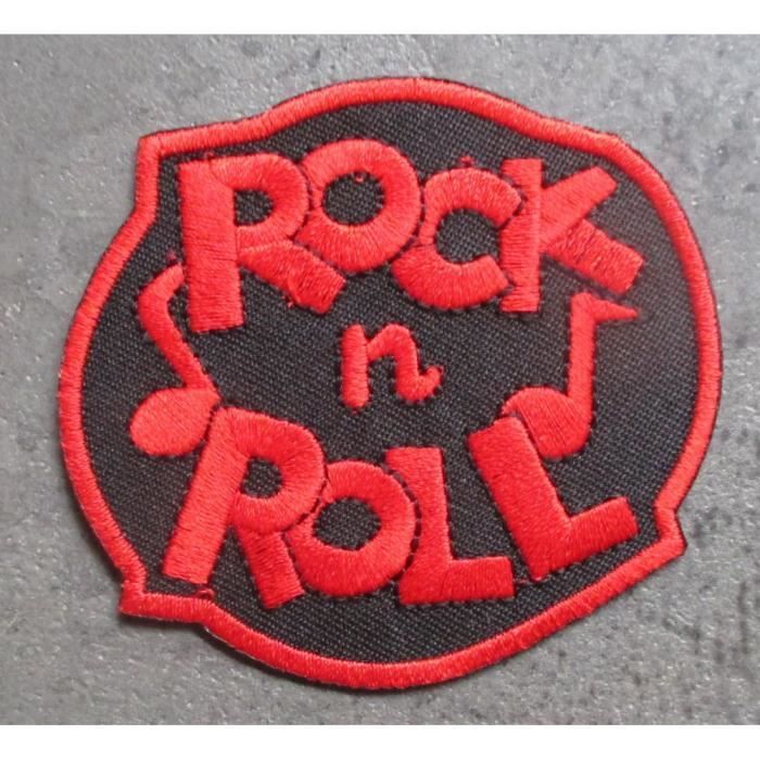 Patch thermocollant rock, écusson thermocollant rock