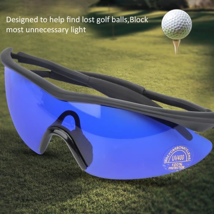 Lunettes de Golf Lunettes de Recherche de Balles de Golf Professionnelles avec Tissu de Verre