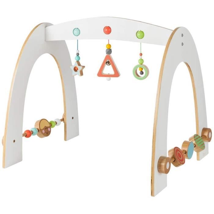 Lit Bebe Arche De Jeu Baby Gym En Bois Minimaster Cdiscount Puericulture Eveil Bebe