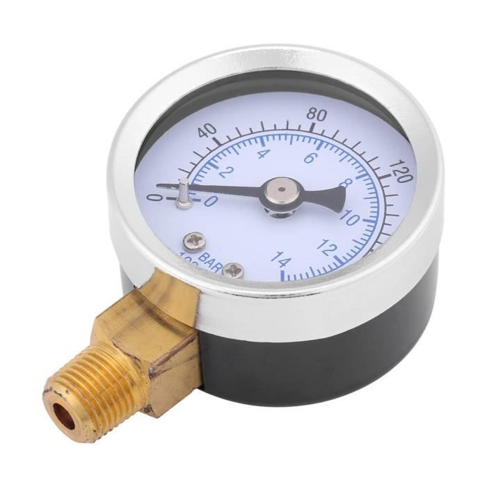 Manomètre Numérique Pression Pneus 0-200PSI - Jauge LCD Précise Voiture Moto Camion