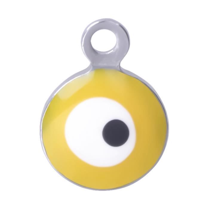 Bea Soldado Pendentif Poing Mauvais Œil Or 9 Carats 12mm - Protection Et Chance