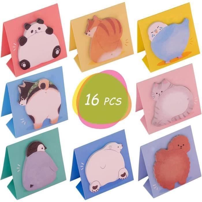 16 Pièces 480 Pages Sticky Notes - AUTREMENT - Mini Notes Autocollantes ...