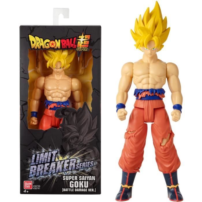 Bandai Dragon Ball Figurine géante Limit Breaker Super Saiyan Goku Battle Damage Ver. Licence Officielle Dragon Ball Figurine articulée Goku Super Saiyan Jouet Enfant et + - vue 7