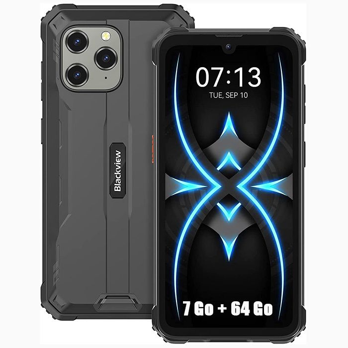 Vente Téléphone portable Smartphone Blackview BV5900 Android 9.0 MT6761 5580mAh Waterdrop Screen Sony® 13MP AI Dual Cameras NFC - Noir pas cher Vente Téléphone portable Smartphone Blackview BV5900 Android 9.0 MT6761 5580mAh Waterdrop Screen Sony® 13MP AI Dual Cameras NFC - Noir pas cher