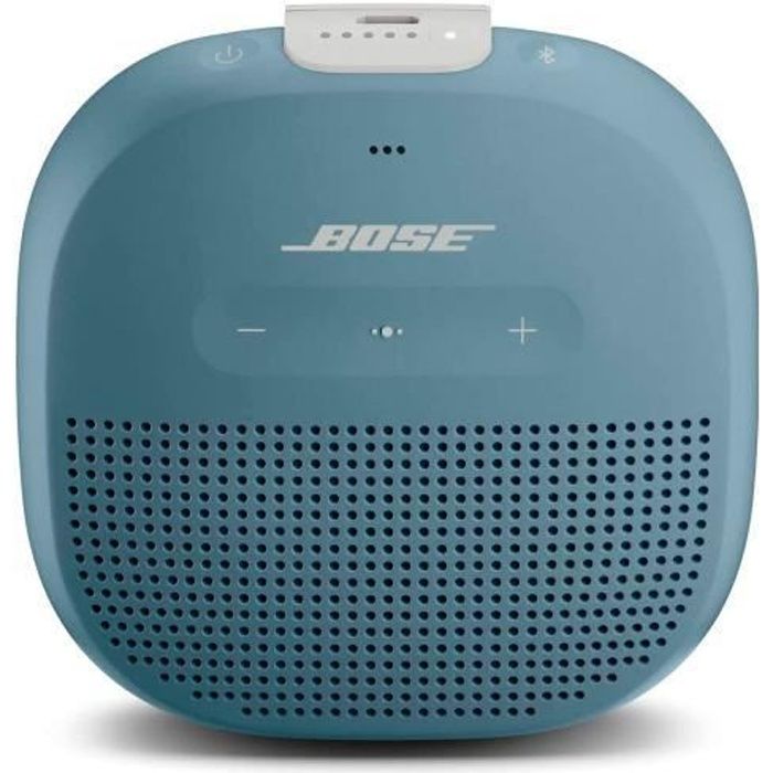 Enceinte Bluetooth portable BOSE SoundLink Micro en bleu (Stone blue) avec  une puissance de 12W (5W RMS), jusqu'à 6 heures - Cdiscount TV Son Photo