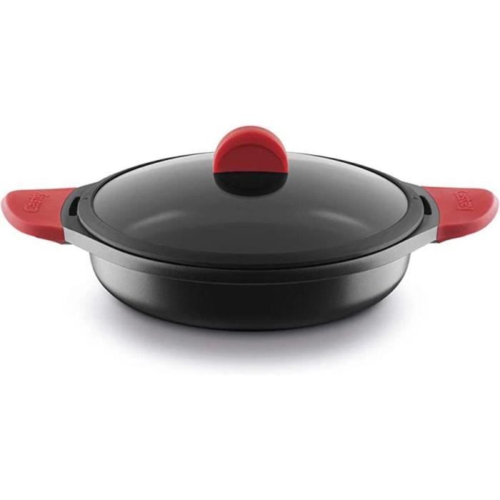 Mijoteuse Induction 22 Cm Avec Couvercle - Fonte D'Aluminium Anti-Adhésive, Tous Feux Dont Induction
