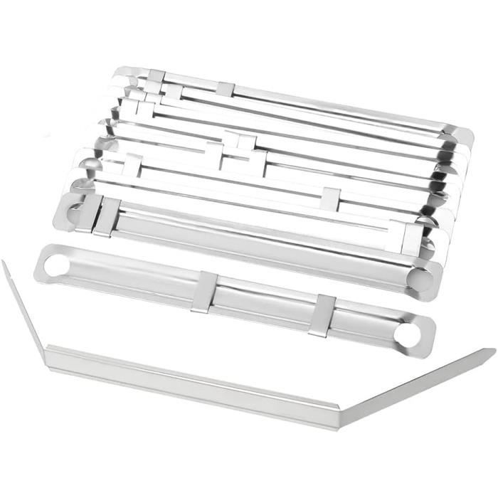 50 Attaches De Reliure Métalliques - Pour Perforations Espacées De 80 Mm, Capacité ~350 Feuilles A4