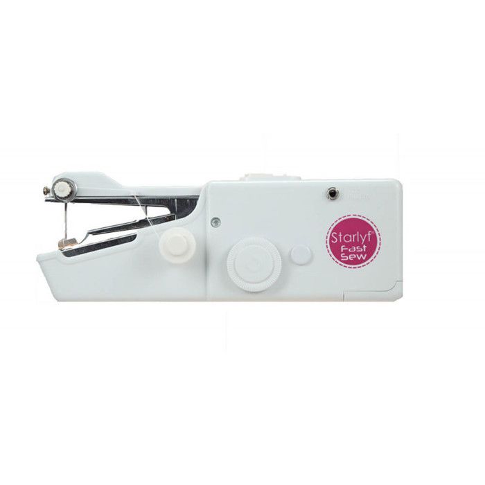 Machine à Coudre Starlyf Fast Sew  Venteo  Blanc  Adulte  Pratique sans fil et légère + 2 bobines