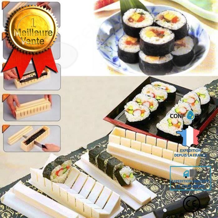 CONFO Nouveau DIY Cuisine Outils Sushi Kit Maison Cuisine Saine Sushi Roll Maker Sushi Outils kit Set Ustensile De Cuisine Gadget