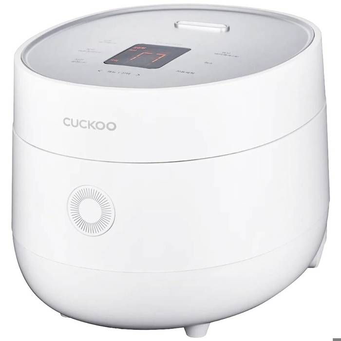 Cuckoo CR-0675F Cuiseur à riz blanc mat avec écran avec verre doseur fonction minuteur Cuckoo CR-0675F Cuiseur à riz blanc mat avec écran avec verre doseur fonction minuteur