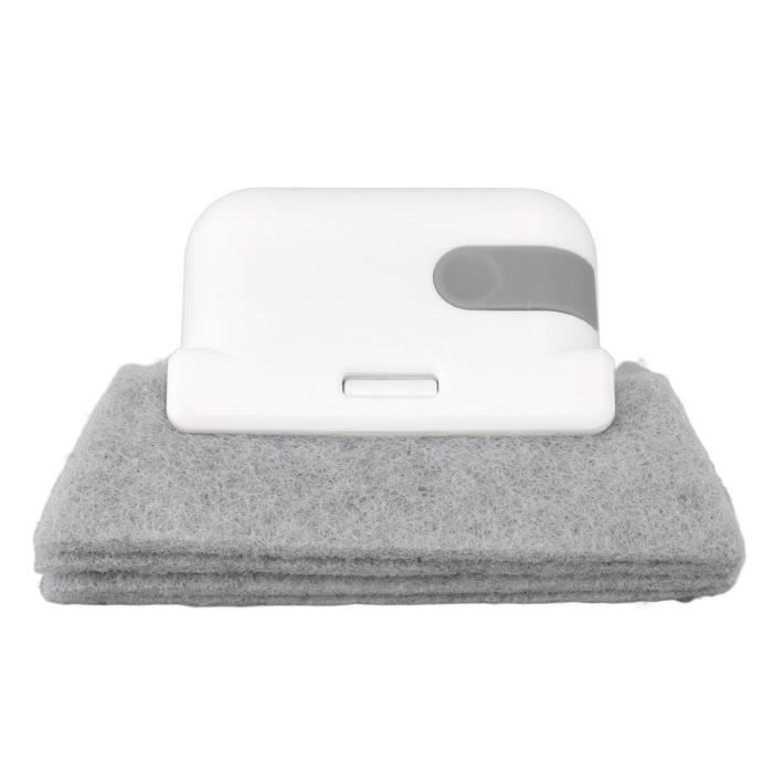 Brosse De Nettoyage pour Moustiquaire De Fenêtre, Brosse Fenêtre Brosse de Nettoyage Brosse denettoyer Les vitres Nettoyage Amovible à Manche (Bleu