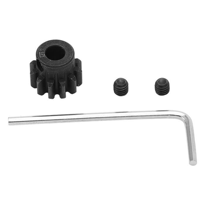Drfeify 3 Pièces Pignon Moteur RC 48DP 17T En Acier - Compatible Voiture 1/10 RC Brushless/Brossé 3.175mm Avec Vis De Fixation