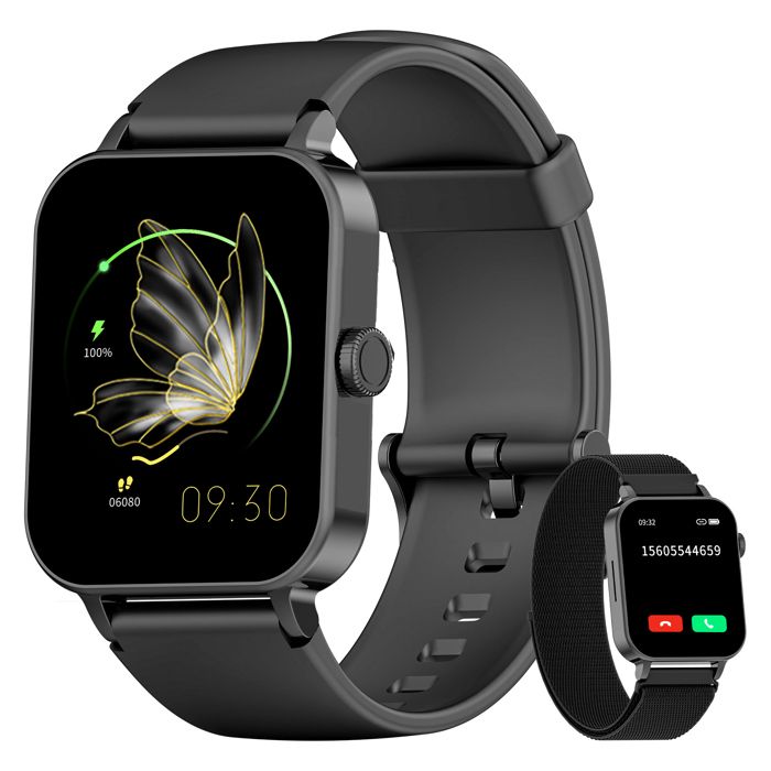 Montre connectée homme femmes - smartwatch ronde étanche ip67 montres  bracelet chronometre avec cardiofréquencemètre podomètre fit - Cdiscount  Téléphonie