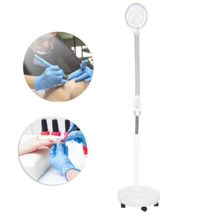 Garosa Lampe sur pied grossissante à LED 3x Lampe Loupe sur Pied LED