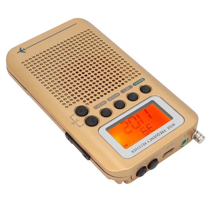 Radio Portable AM/FM Avec Grande Réception - Haut-parleur 5W - Fonctionne Sur Piles D Ou Secteur - Poignée De Transport