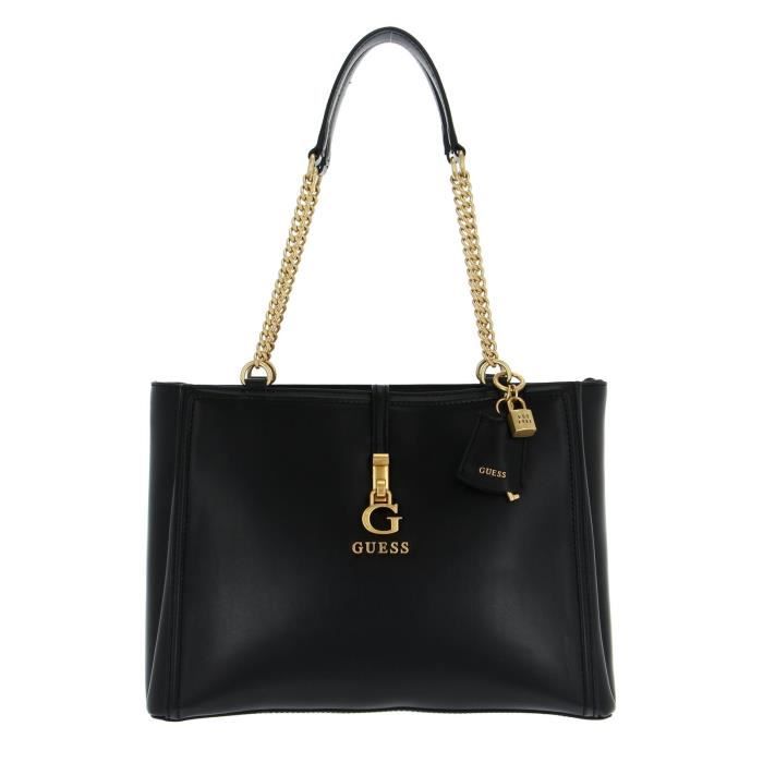 Sac à épaule GUESS Girlfriend Carryall Mauve - 100% Polyuréthane, Fermeture Magnétique, Neuf Avec étiquettes