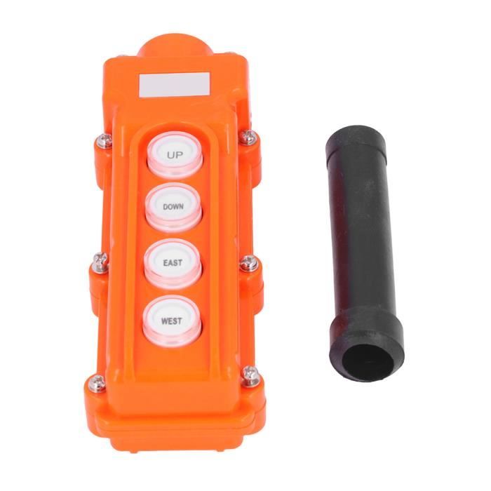 Crane Remote Control Hoist Switch Push Button Box Controller Rainproof 220V/500V COB‑62XUY