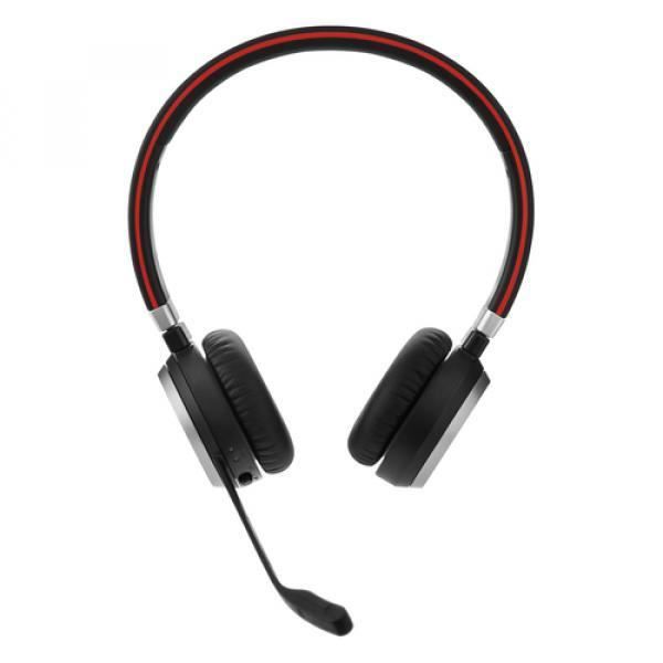 Jabra Evolve 65 SE MS Stereo - Micro-casque - intra-auriculaire - Bluetooth - sans fil - USB - avec socle de chargement - Certifié