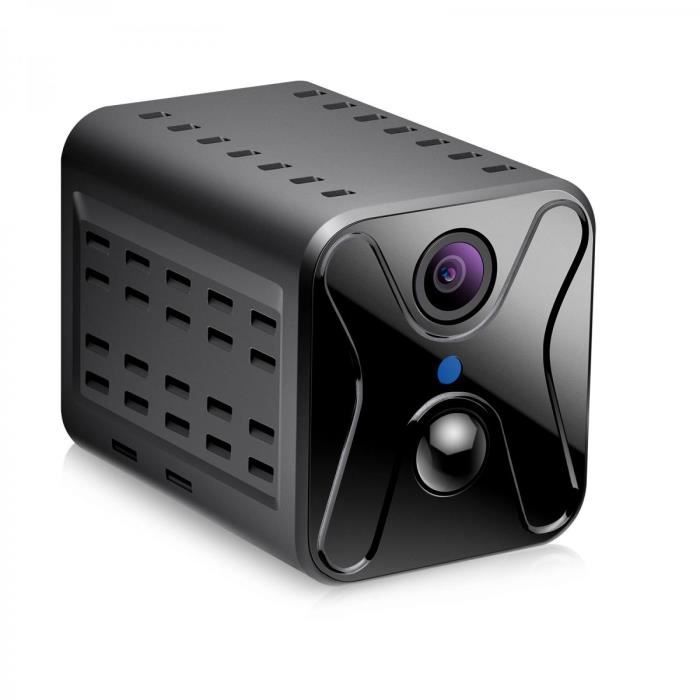 4G Mini Caméra de Surveillance sans Fil 1080P, Caméra IP Intérieure Caméra de Sécurité avec Vision Nocturne