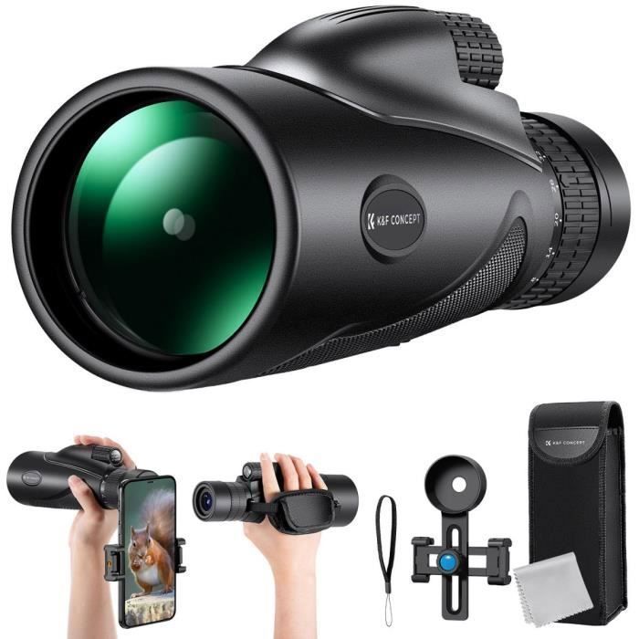 Monoculaire Compact 8x - Pour Chasse, Observation Oiseaux - Haute Qualité
