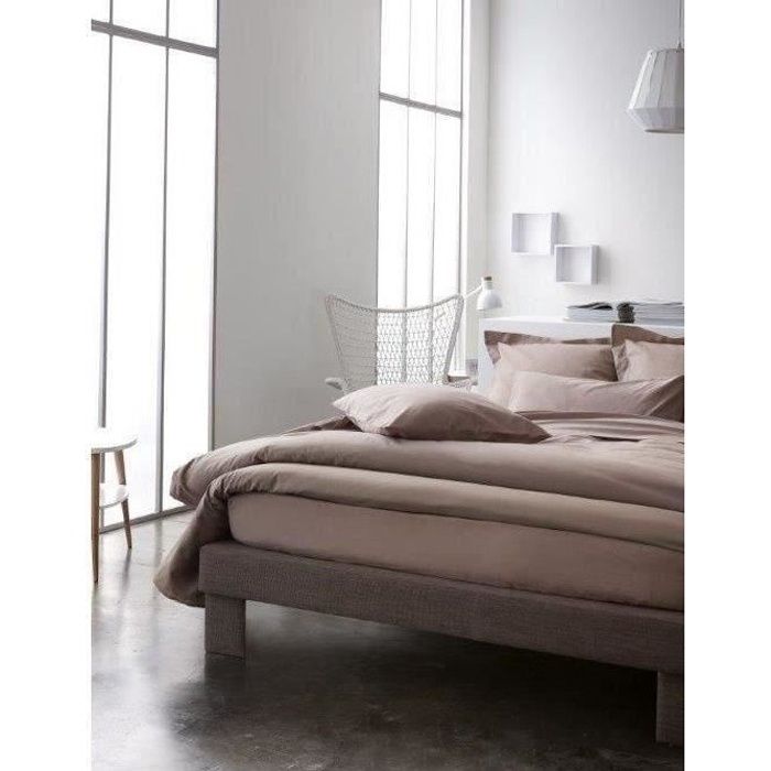 TODAY  201412 Housse de Couette Coton, Mastic, 240 x 220 cm, Beige
