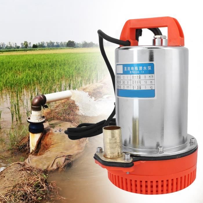 Pompe à Eau Solaire Submersible 24V 320W – Pour Puits Profond, Jardin, Irrigation – DC
