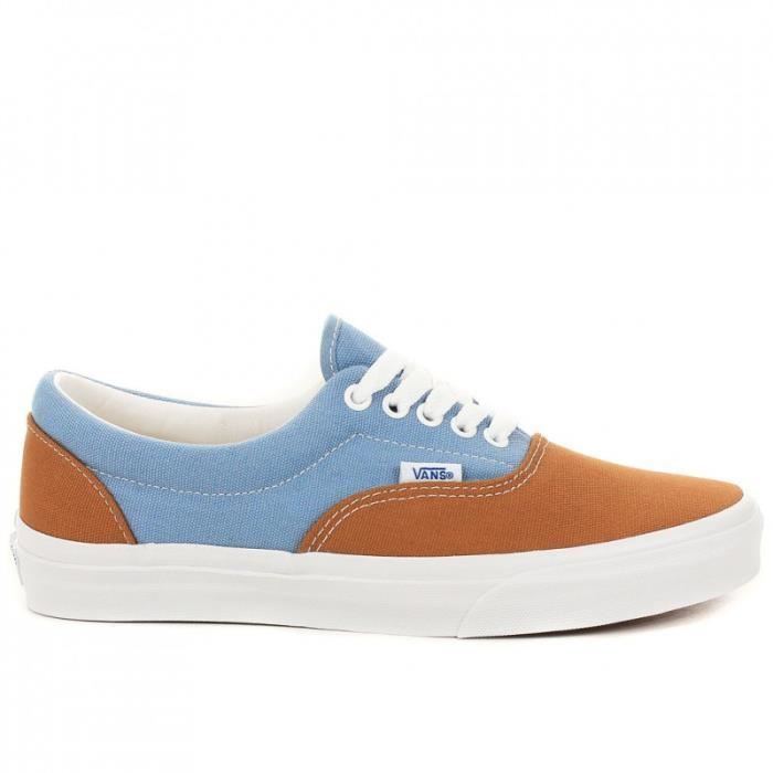 vans blanche et bleu