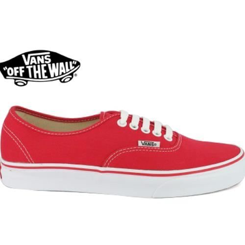 vans authentic rouge