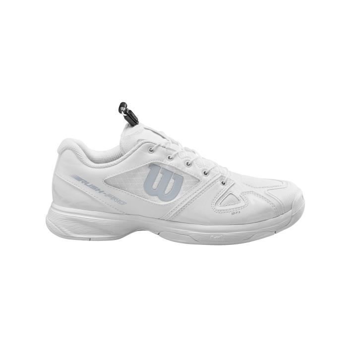 chaussures de tennis de tennis enfant wilson rush pro ql - white/pear - 33