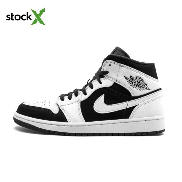 Jordan 1 blanche et noir on sale
