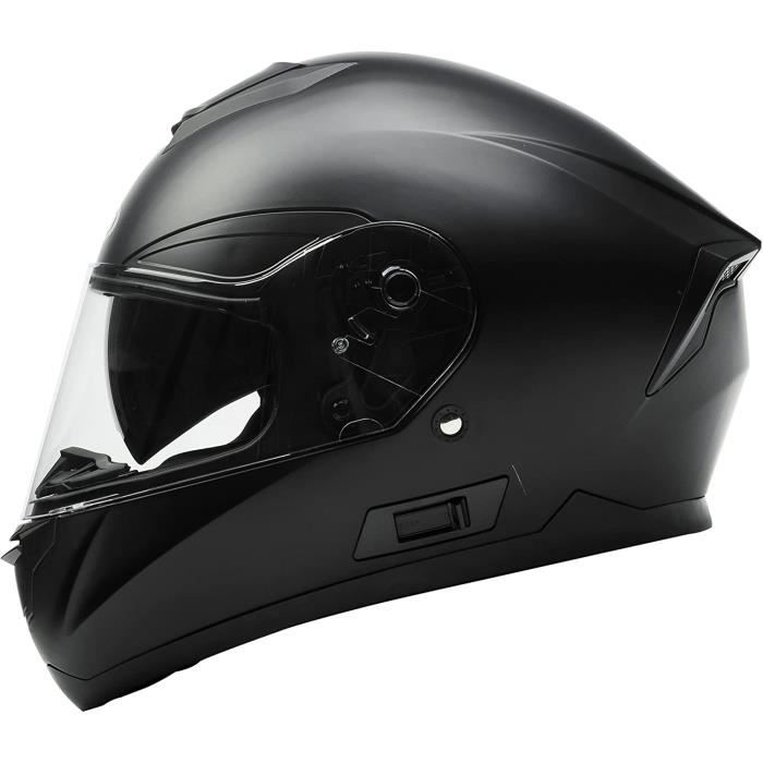 Casque Moto Cross Intégral YEMA YM-915 - Homologué ECE 22.06 - Coque ABS, Ventilation Réglable - Pour Enduro, Quad, Motocross - Homme/Femme