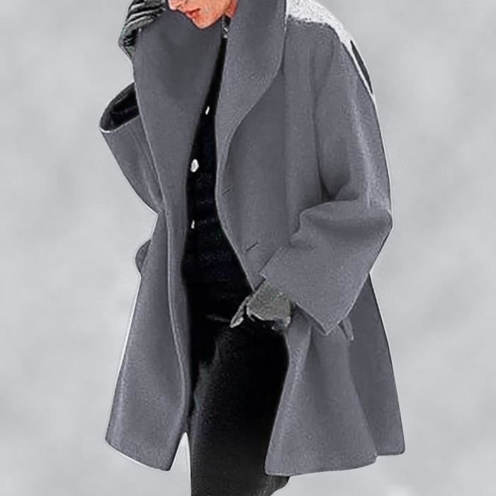 Manteau femme on sale col chale