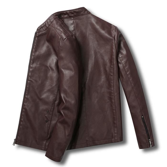 Blouson Moto Simili Cuir Hawke & Co – Garçon, Gris, Taille 10-12 Ans