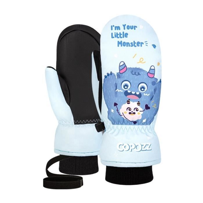 Gants De Ski Enfant Ultra-chauds Et Imperméables Avec Isolation 3M Thinsulate - Parfaits Pour Le Ski, Snowboard Et Activités Hivernales - 3
