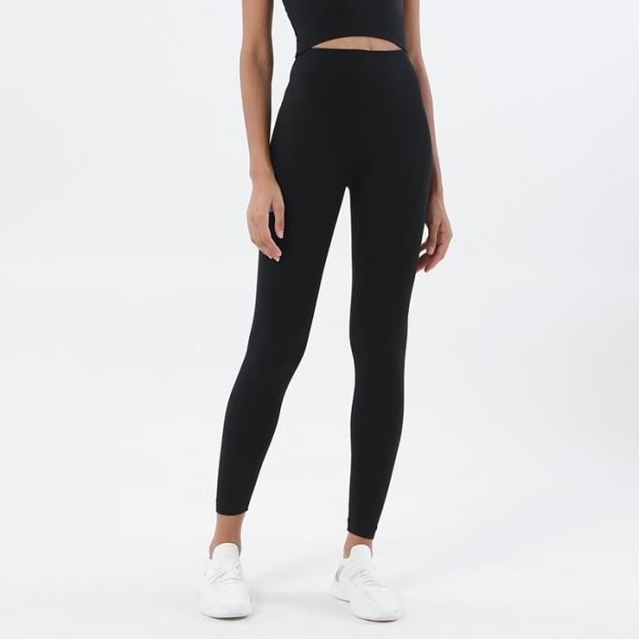 Legging Yoga Femme Taille Haute Maille Déchirée – Contrôle Ventre, Non Transparent, Poches, Extensible 4 Sens Romansong