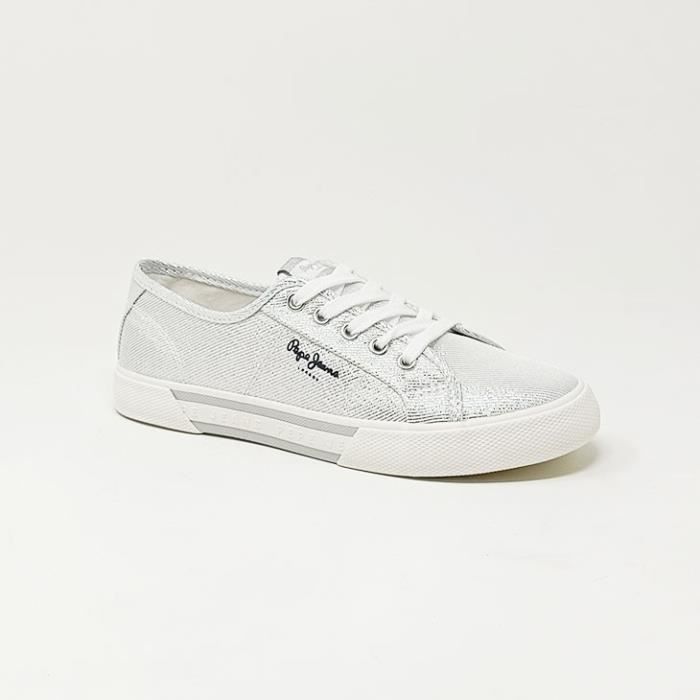 Baskets Pepe Jeans Brit Club G - Fille - Style Rétro Et Semelle Confortable