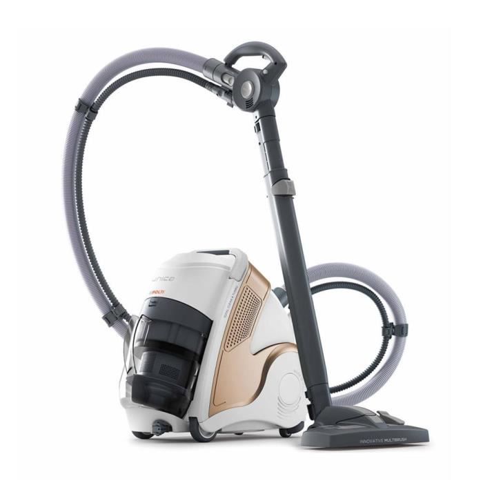 POLTI UNICO MCV85_TOTAL CLEAN & TURBO aspirateur 3-en-1 aspire nettoie à la vapeur sèche 5 niveaux de filtration 6 bar