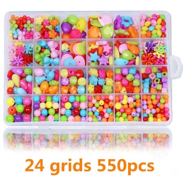 Lot De Perles Blanches Simulées Pour DIY Bijoux - 1890 Perles + Cordes + Boîte De Rangement - Taille Variée - 8