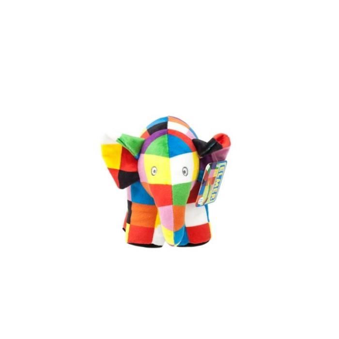 Peluche Elmer 23,5cm Multicolore Bébé Mixte Cdiscount