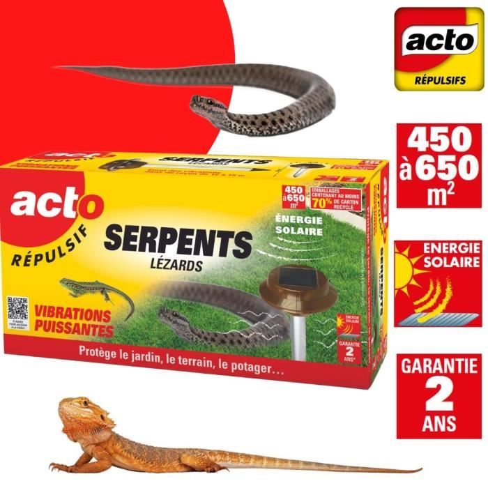 Répulsif serpents et lézards - ACTO - Vibrations