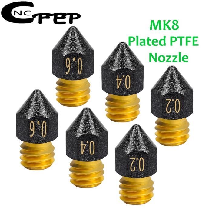 MK10 Ugello Ugello 0,2 - 1,0 mm, Acciaio Inox, Tronxy, CR6, CR10, Ender