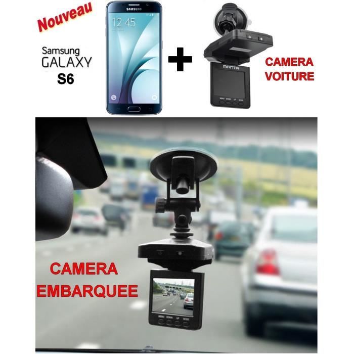 Samsung Galaxy S6 Noir G920 Camera Embarquee Pour Voiture
